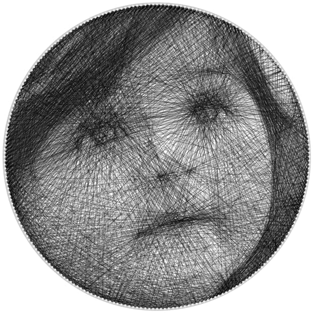 Turn Your Photo Into String Art - Ready to Start DIY Kit