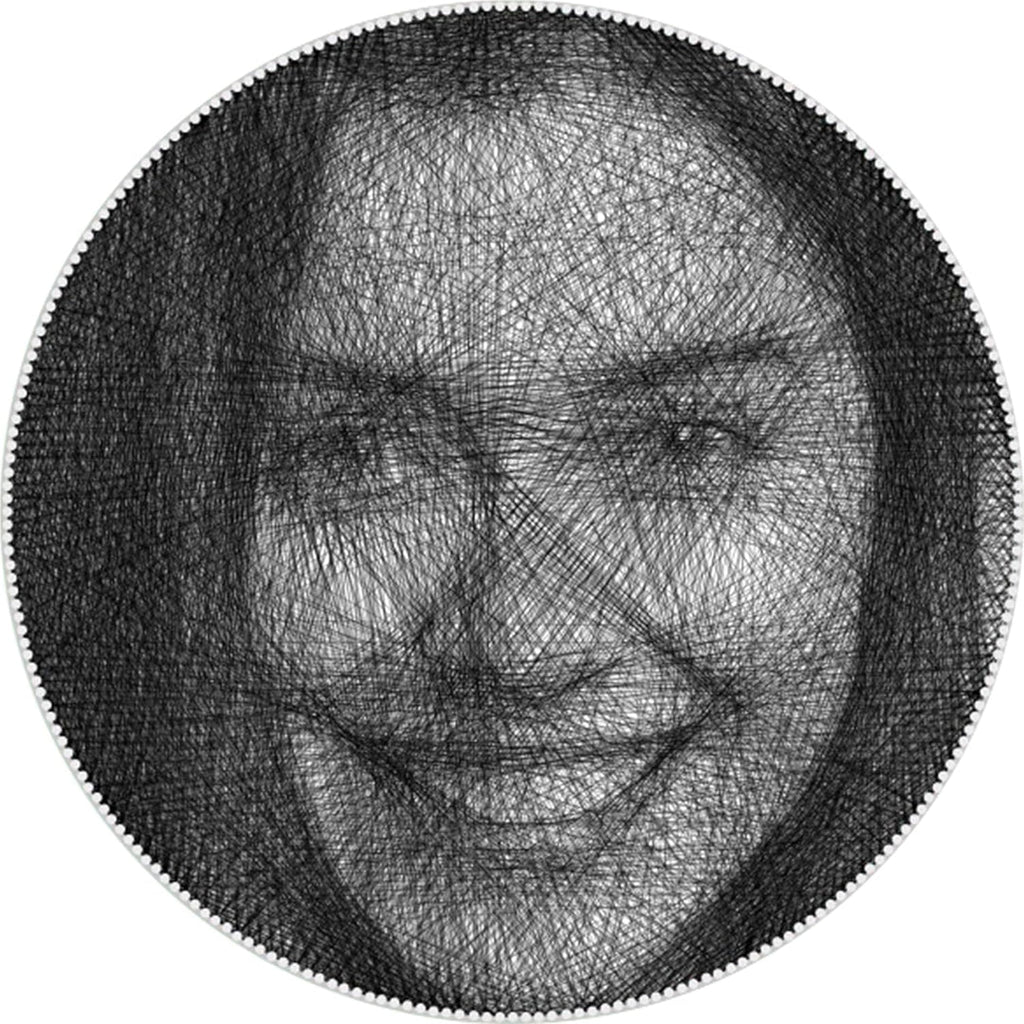String Portrait 24x24 inch