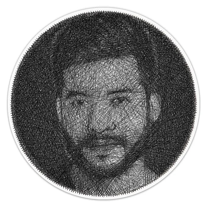 String Portrait 24x24 inch